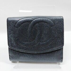 Chanel Wallet Black Caviarskin #194274C82
